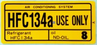 Cooler Service Caution Label (AC Decal)