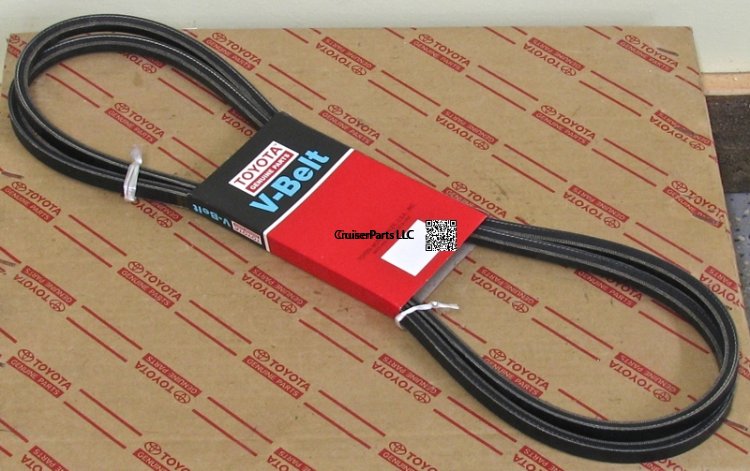 Modal Additional Images for Alternator and Fan V Belt Set 93-97 80 and LX450 - 1FZFE Engines