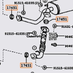 Exhaust Center Gaskets 98-07