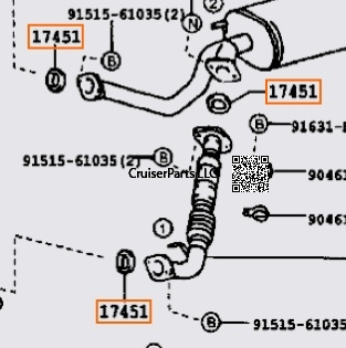 Exhaust Center Gaskets 98-07