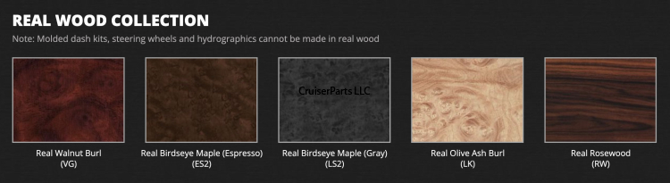 Wood dash trim kit 91-94