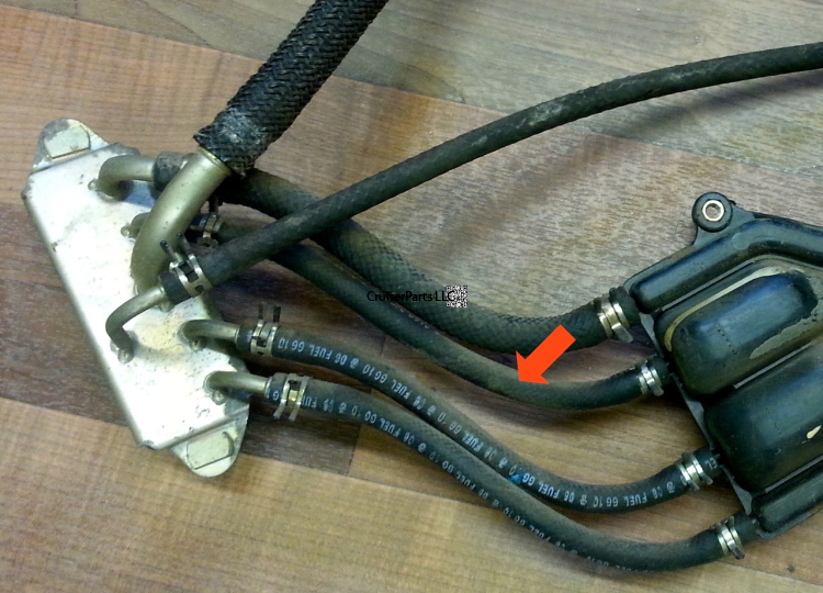 Fuel Evaporator Separator Hose 1, 2 and 3 - 8/80-8/86 60 Series