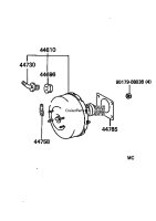 Brake Booster and Vacuum Tube