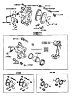 Rear Disc Caliper/Dust Cover