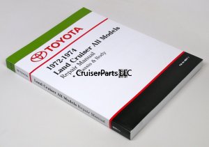 1972-1974 Land Cruiser All Models Repair Manual - Chassis & Body