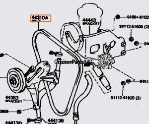 3B Power Steering Pump Belt