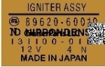 Igniter Assembly Decal 2F 4/76-1/79