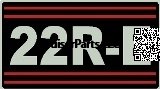 22R-E Toyota Valve Cover Decal