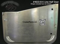 FJ40 / 45 K-Line Hlaf Doors - Sold as a Pair