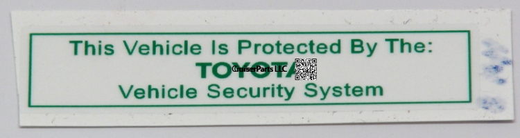 Unleaded Fuel Only Body Decal 78-87 2F