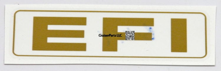 Unleaded Fuel Only Body Decal 78-87 2F