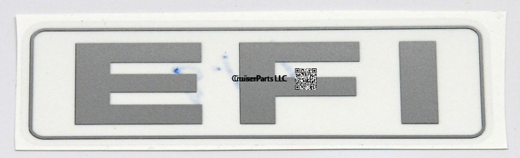 Unleaded Fuel Only Body Decal 78-87 2F