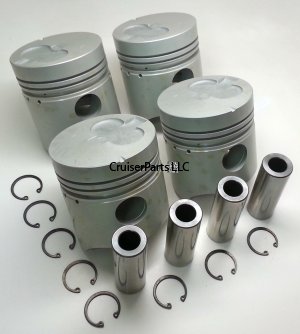 STD Piston and Pin Set for B Diesel Toyota Engines