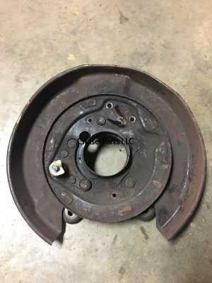 Left Rear Axle Backing Plate 1993-1997 80 Series