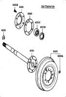 Rear Axle Shaft and Hub