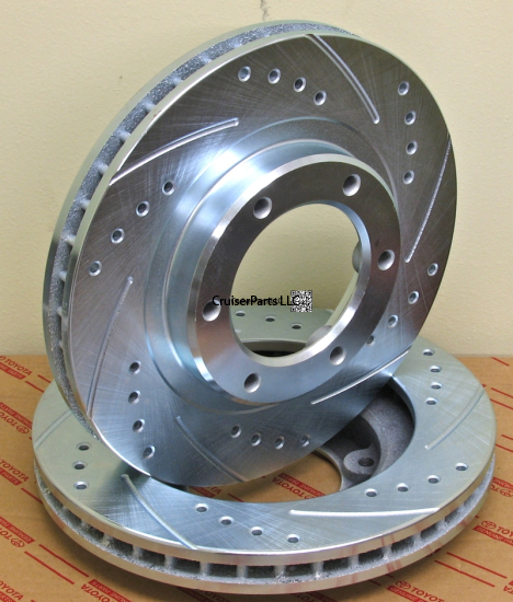 Modal Additional Images for Drilled And Slotted Rotor Set (Rear) 93-97