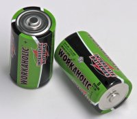 Workaholic Alkaline D Cell 2 Pack