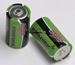 Workaholic Alkaline D Cell 2 Pack
