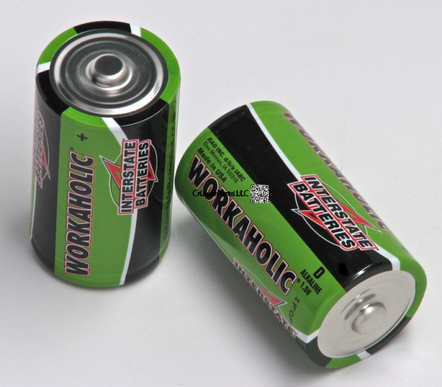 Workaholic Alkaline D Cell 2 Pack