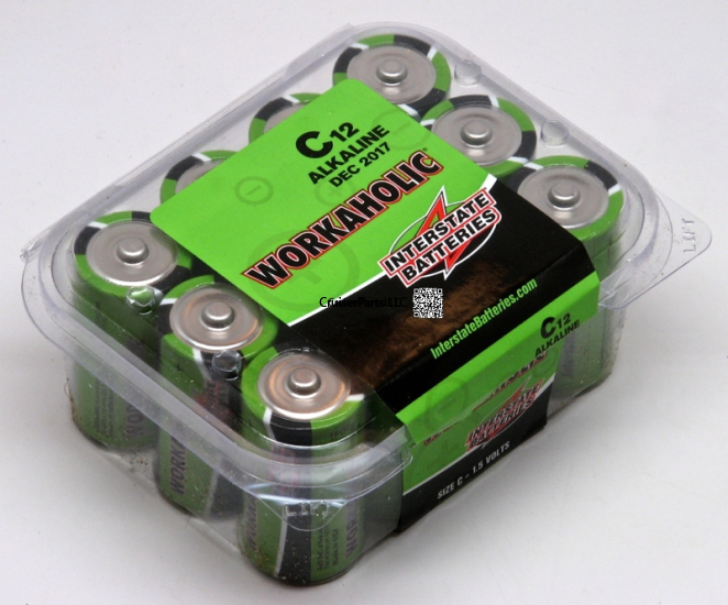 Modal Additional Images for Workaholic Alkaline C Cell 12 Pack