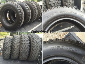 Like New Dunlop Snow Cruiser H78-15 Original Tire 1976-1987