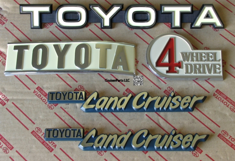 Emblem Kit for 10/1975-12/1978 FJ40 Series Cruisers