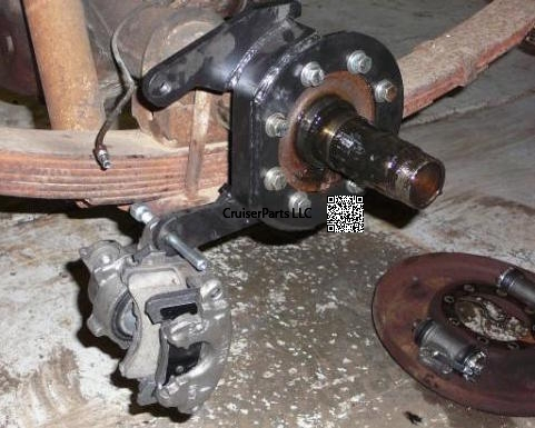 Modal Additional Images for FJ40 FJ45 Semi Float Rear Axle Disc Conversion Kit