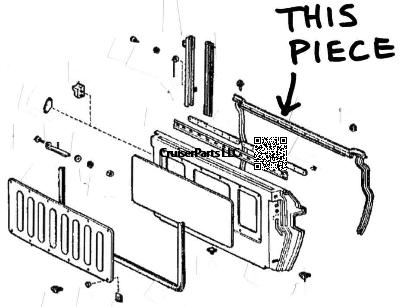 Modal Additional Images for FJ55 Tailgate Window Rubber