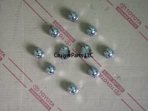 Lug Nuts Chrome 81-90