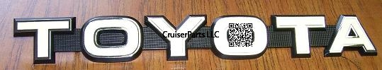Emblem Toyota Grille FJ40 BJ42 1979 or newer