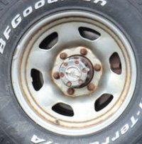 15" FJ40 FJ60 FJ62 Wheel Chrome Rim - Used B Grade