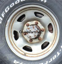 15" FJ40 FJ60 FJ62 Wheel Chrome Rim - Used B Grade