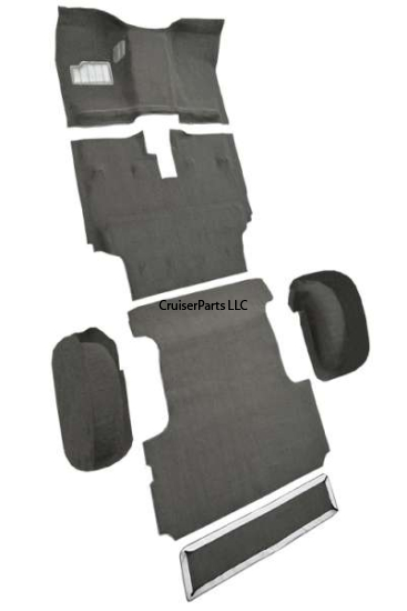 Aftermarket Carpet Kit Set Grey for 81-85 FJ60