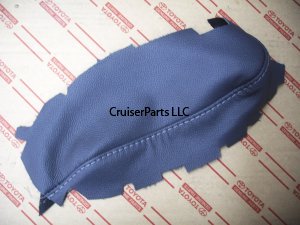 Armrest Leather Cover - Grey Left 91-97