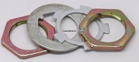 Front Wheel Spindle Nut/Washer Kit 76-07