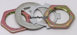 Front Wheel Spindle Nut/Washer Kit 76-07