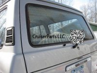 Hatch Glass with Defroster 81-90 60 and 62 Series - Used