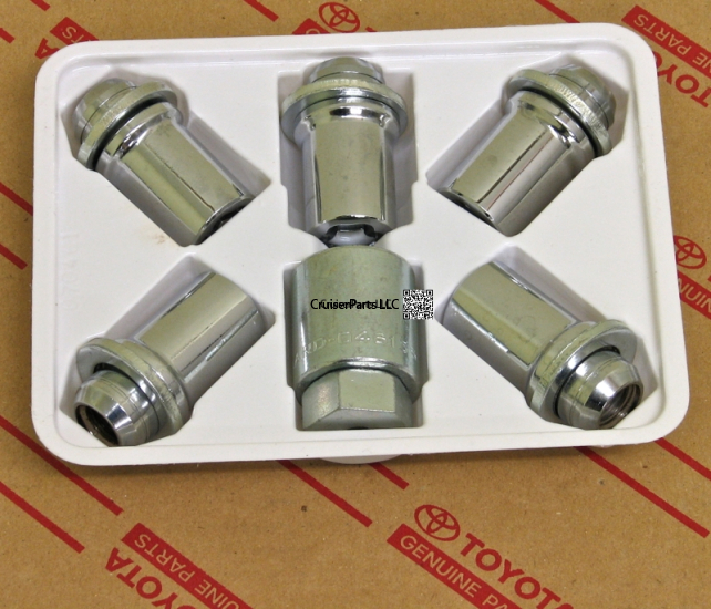 Chrome Wheel Lock Kit 95-97