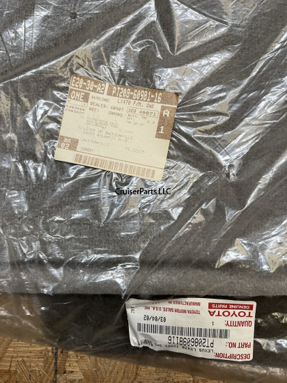 Front and Rear Carpeted Floor Mat Set for Lexus LX470 Ivory Tan