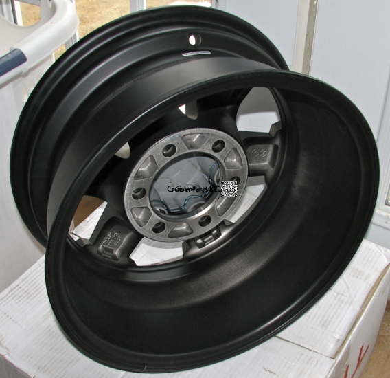 Black TRD 6 Spoke 16 Inch Alloy Wheel