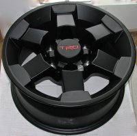 Black TRD 6 Spoke 16 Inch Alloy Wheel