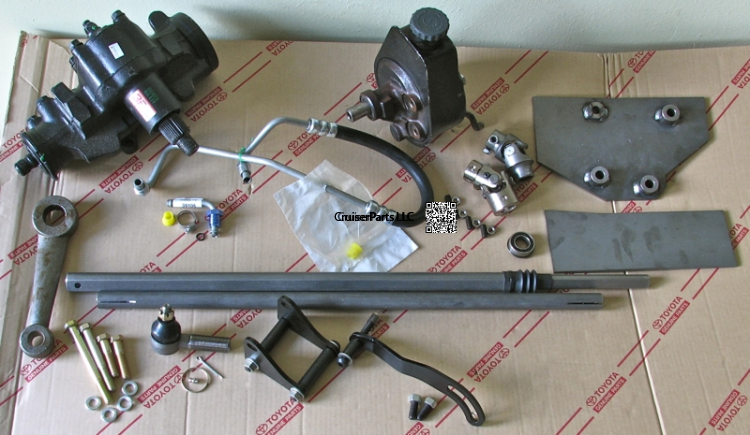 Modal Additional Images for Power Steering Conversion Kit FJ40 With 350 Chevy Short Block