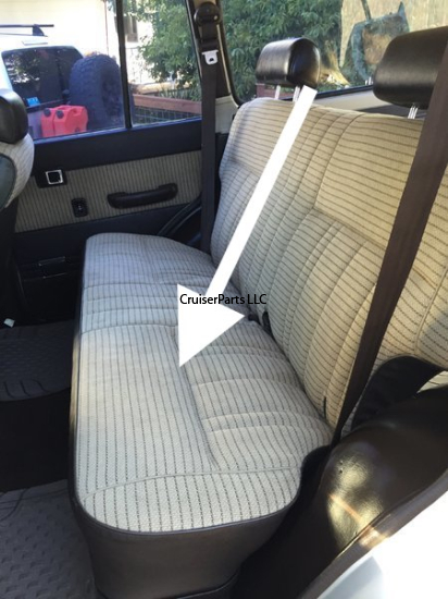 Rear Seat Bottom Section for 81-90 60 and 62 Series - Used