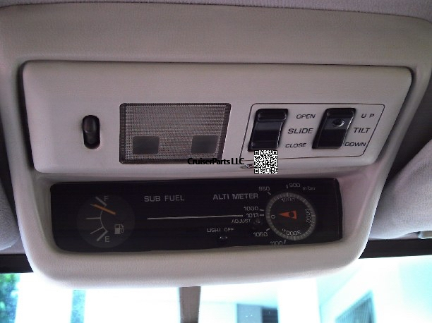Roof Console Gauge (Altimeter/Sub Fuel)