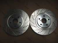 Drilled And Slotted Rotor Set (Front) 81-90
