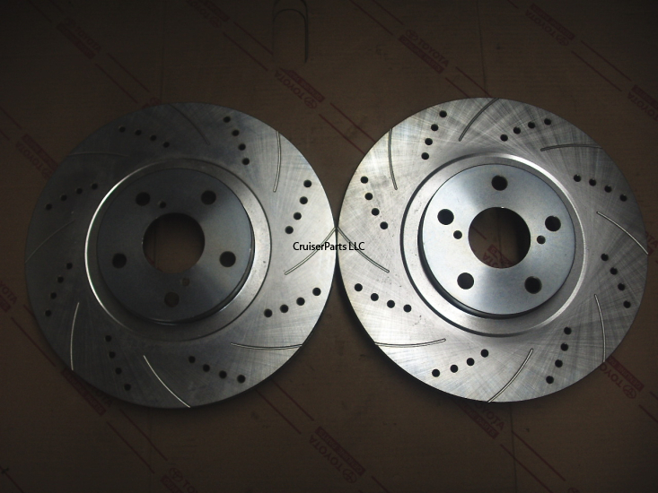 Drilled And Slotted Rotor Set (Rear) 91-92