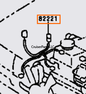 Oil Pressure Switch Wire Harness 80 Series
