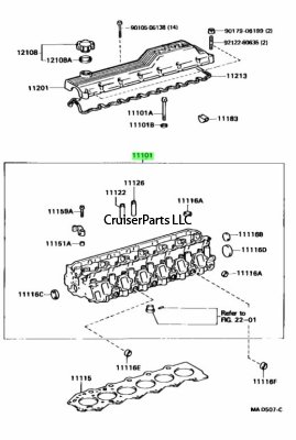 3F Cylinder Head for Carbureted Non US 81-90 Land Cruisers