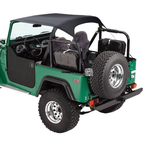 Bestop Traditional Bikini Black Toyota Land Cruiser FJ40