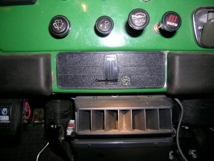 FJ40 OEM Radio Blank